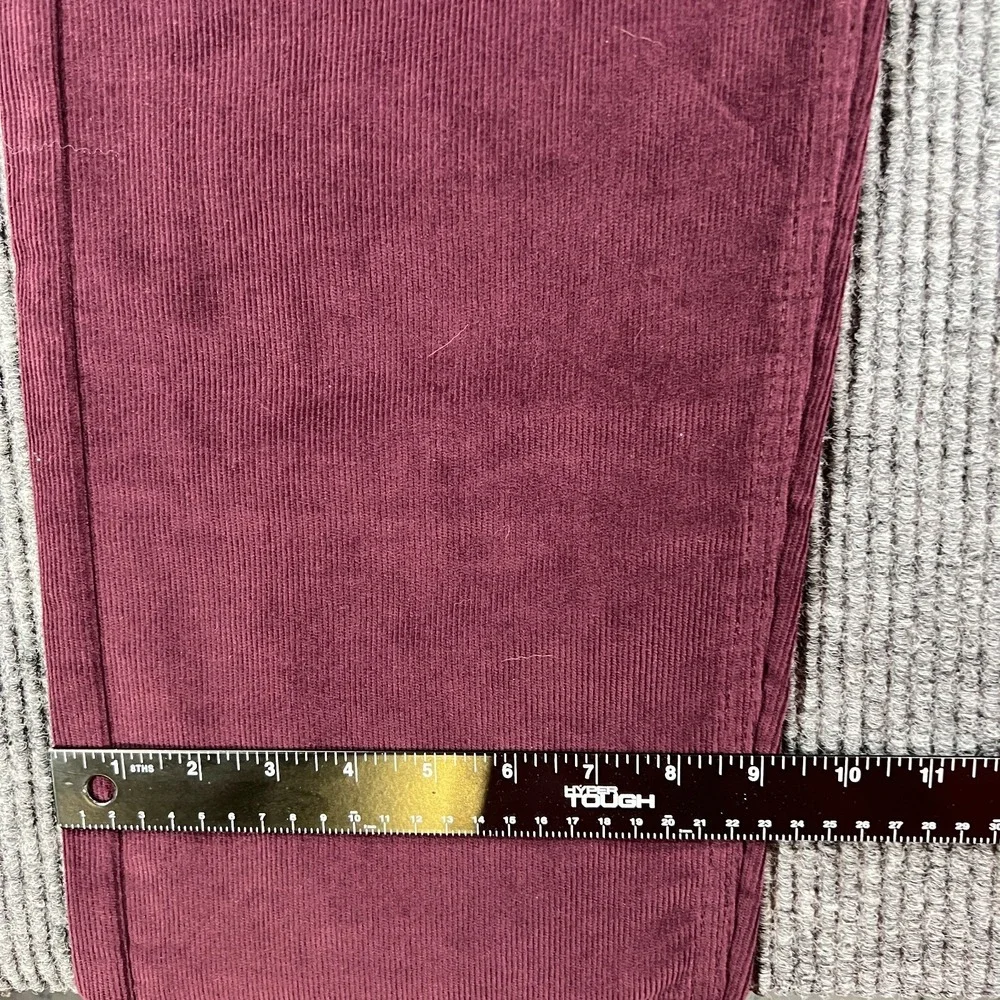 Levis 505 Corduroy Jeans Mens 38x32 Purple 5 Pocket Regular Fit Stretch New